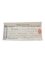 Allman & Co. Bandon Distillery Correspondence, Bill, Purchase Receipts & Cheques, Dated 1889-1909 William Pulling & Co. 