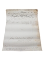 Littlemill Distillery Correspondence, Invoices & Purchase Receipt  Dated 1857-1865 William Pulling & Co. 
