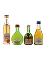 Assorted Brandy Asbach Uralt, Janneau Grand Armagnac, Grand Empereur & Three Barrels 4 x 5cl