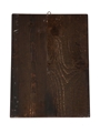 Highland Malt Whiskies Barrel Keith Banffshire N.B Painting on Wood Panel B. D'Arte F. Conz. 39.6cm x 29.6cm