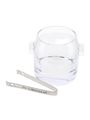 Macallan Ice Bucket With Tongs  17.5cms Tall