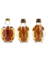 Vecchia Romagna Etichetta Nera Bottled 1960s-1970s 3 x 3cl-4cl / 40%