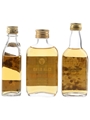 Clan Blend, Teachers & Johnnie Walker Bottled 1970s 3 x 5cl / 40%