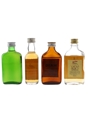 Famous Grouse, Black & White, Haig & White Horse Bottled 1970s 4 x 5cl-5.6cl / 40%