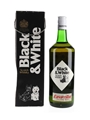 Buchanan's Black & White Bottled 1970s - EgyptAir 100cl / 40%