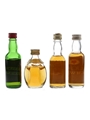 Black Bottle, Dimple, Diners De Luxe & Tudor Bottled 1970s 4 x 5cl / 40%