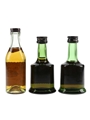 Prince Hubert de Polignac 3 Star Bottled 1970s 3 x 5cl / 40%