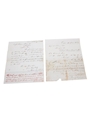 Cork Distillery Correspondence, Invoices & Purchase Receipt  Dated 1843-1872 William Pulling & Co. 