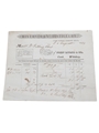 Riverstown Distillery Correspondence, Invoice & Purchase Receipt, Dated 1848-1849 William Pulling & Co. 