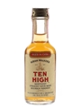 Hiram Walker's Ten High Finest Bourbon Liqueur Bottled 1970s 5cl / 40%
