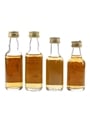 Bell's Islander, Glen Calder, Seagram's & Teacher's Highland Cream Bottled 1980s & 1990s 4 x 5cl / 40%