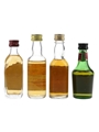Assorted Blended Scotch Whisky Bottled 1980s 4 x 5cl