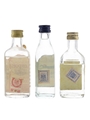 Drift, Gordon's & MG Gin Bottled 1980s 3 x 4cl-5cl / 40%