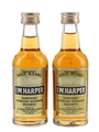 I W Harper 4 Year Old Gold Medal Bottled 1970s 2 x 5cl / 43%