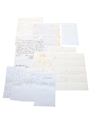 Jamesons & Robertson Correspondence, Invoices & Purchase Receipt  Dated 1837-1857 William Pulling & Co. 