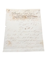 Assorted Distillers Correspondence, Dated 1822 William Pulling & Co. 