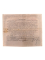Prohibition Medicinal Liquor Prescription, Dated 1929  