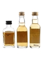 Big T 12 Year Old, Tom Morris 8 Year Old & Scotia Royale Bottled 1980s-1990s 3 x 5cl