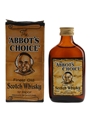 Abbot's Choice Finest Old Scotch Whisky Bottled 1970s-1980s 5cl / 40%