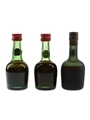 Courvoisier Napoleon & 3 Star Luxe Bottled 1970s 3 x 5cl / 40%
