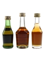 Bisquit VSOP, Hine Signature & Hennessy Very Special Bottled 1970s - 1980s 3 x 3cl- 5cl / 40%