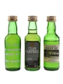 Clan Campbell 5 Year Old, Sheep Dip 8 Year Old & An Gearasdan Bottled 1980s-1990s 3 x 5cl / 40%
