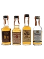 Assorted American Whiskey Bottled 1960s & 1970s 4 x 4.7cl-5cl