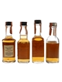 Assorted American Whiskey Bottled 1960s & 1970s 4 x 4.7cl-5cl