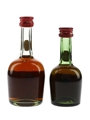 Courvoisier 3 Star Luxe Bottled 1970s 2 x 3cl-5cl / 40%
