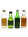 Assorted Blended Whisky Bottled 1980s 4 x 5cl  / 40%