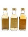Glen Moray 12 Year Old & 16 Year Old Bottled 1990s 3 x 5cl / 40%