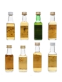 Assorted Blended Scotch Whisky Miniatures Including Slaintheva, Pig's Nose, Highland Queen 8 x 5cl