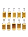 George Strachan Blended Scotch Whisky Miniatures  10 x 5cl