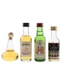 Jacobite, J&B Rare, Seagram's 100 Pipers & Stylish Whisky Bottled 1980s-1990s 4 x 5cl / 40%