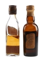 Mackinlay's VOB & Johnny Walker Red Label Bottled 1940s 2 x 5cl / 40%