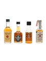 American Whiskey Miniatures Jim Beam, Four Roses, Old Grand Dad, George Dickel 4 x 5cl