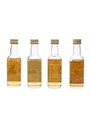 Comic Labels Whisky Miniatures  4 x 5cl