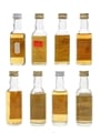 Assorted Blended Scotch Whisky Miniatures Gordon & MacPhail, George Strachan 8 x 5cl