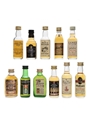 Assorted Blended Scotch Whisky Miniatures Campbeltown Loch, Mackinlay, 100 Pipers 11 x 5cl