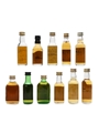 Assorted Blended Scotch Whisky Miniatures Campbeltown Loch, Mackinlay, 100 Pipers 11 x 5cl
