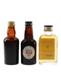 King George IV, Queen Anne & Teacher's Bottled 1960s-1980s 3 x 5cl / 41%