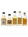 Dalmore 12 Year Old, Deanston 12 Year Old, Fettercairn 12 Year Old, Loch Lomond & Oban Bottled 1990s-2000s 5 x 5cl