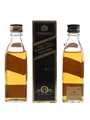 Johnnie Walker Black Label 12 Year Old Bottled 1990s & 2000s 2 x 5cl / 40%