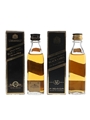 Johnnie Walker Black Label 12 Year Old Bottled 1990s 2 x 5cl / 40%