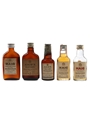 Haig's Gold Label Bottled 1960s-1970s 5 x 4.7cl-5cl
