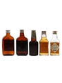 Haig's Gold Label Bottled 1960s-1970s 5 x 4.7cl-5cl
