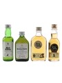 Black & White & Long John Bottled 1970s-1980s 4 x 4.7cl-5cl / 40%