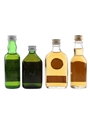 Black & White & Long John Bottled 1970s-1980s 4 x 4.7cl-5cl / 40%