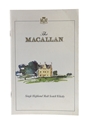 The Macallan Single Highland Malt Scotch Whisky Booklet Published 1991 