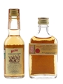 White Horse Bottled 1970s 2 x 4.7cl-5cl
